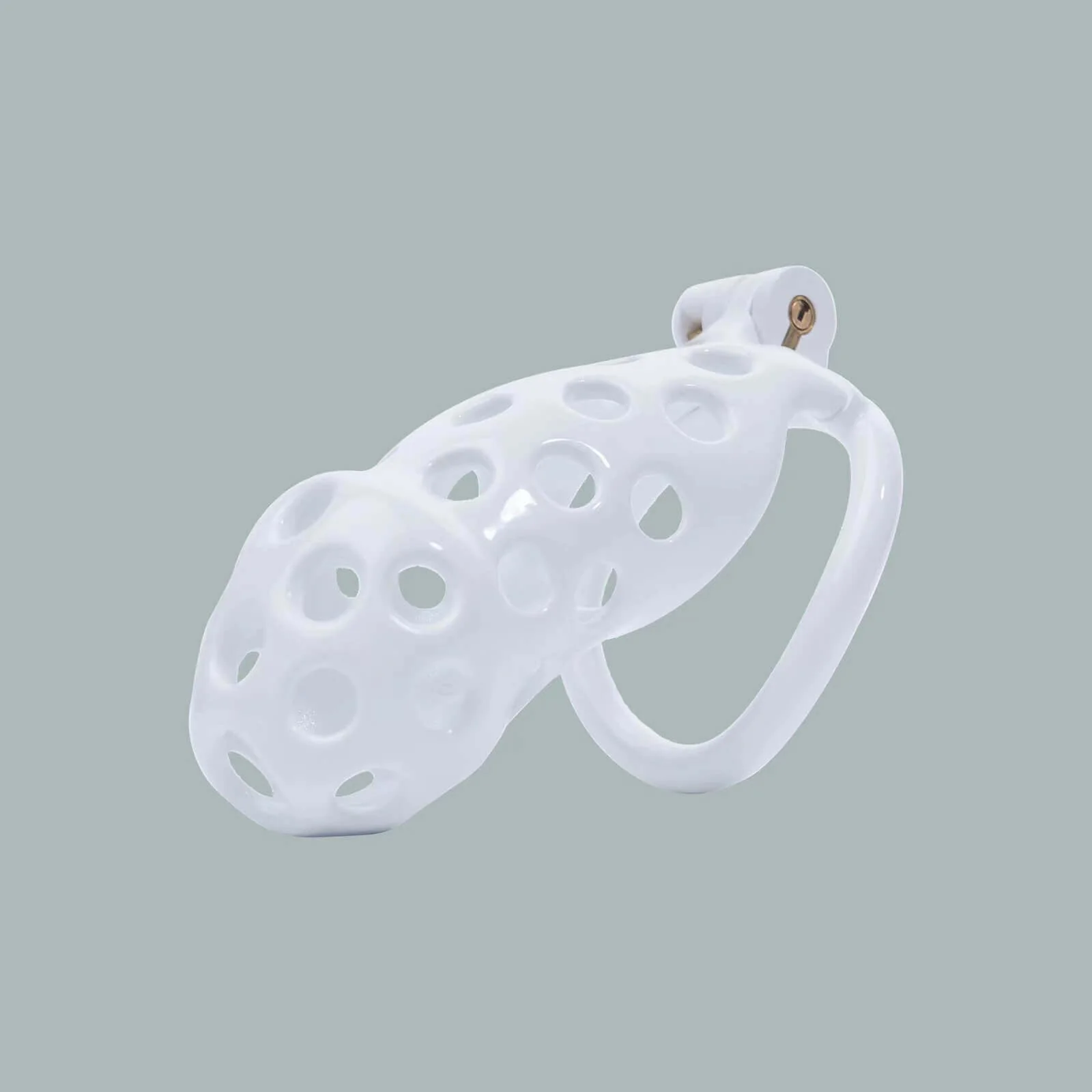 While Hole Cobra Chastity Cage Kit 1.77 To 4.13 Inches Long - Image 7