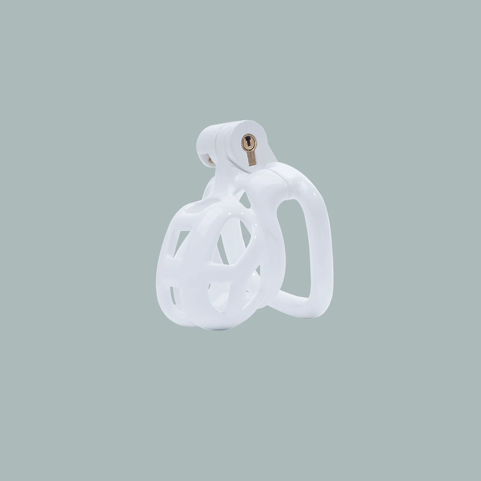 White Cobra Chastity Cage Kit 1.77 To 4.13 Inches Long - Image 3