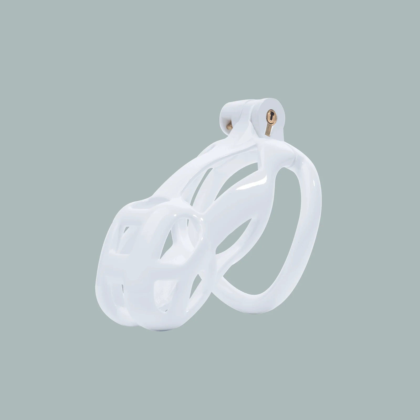 White Cobra Chastity Cage Kit 1.77 To 4.13 Inches Long - Image 5