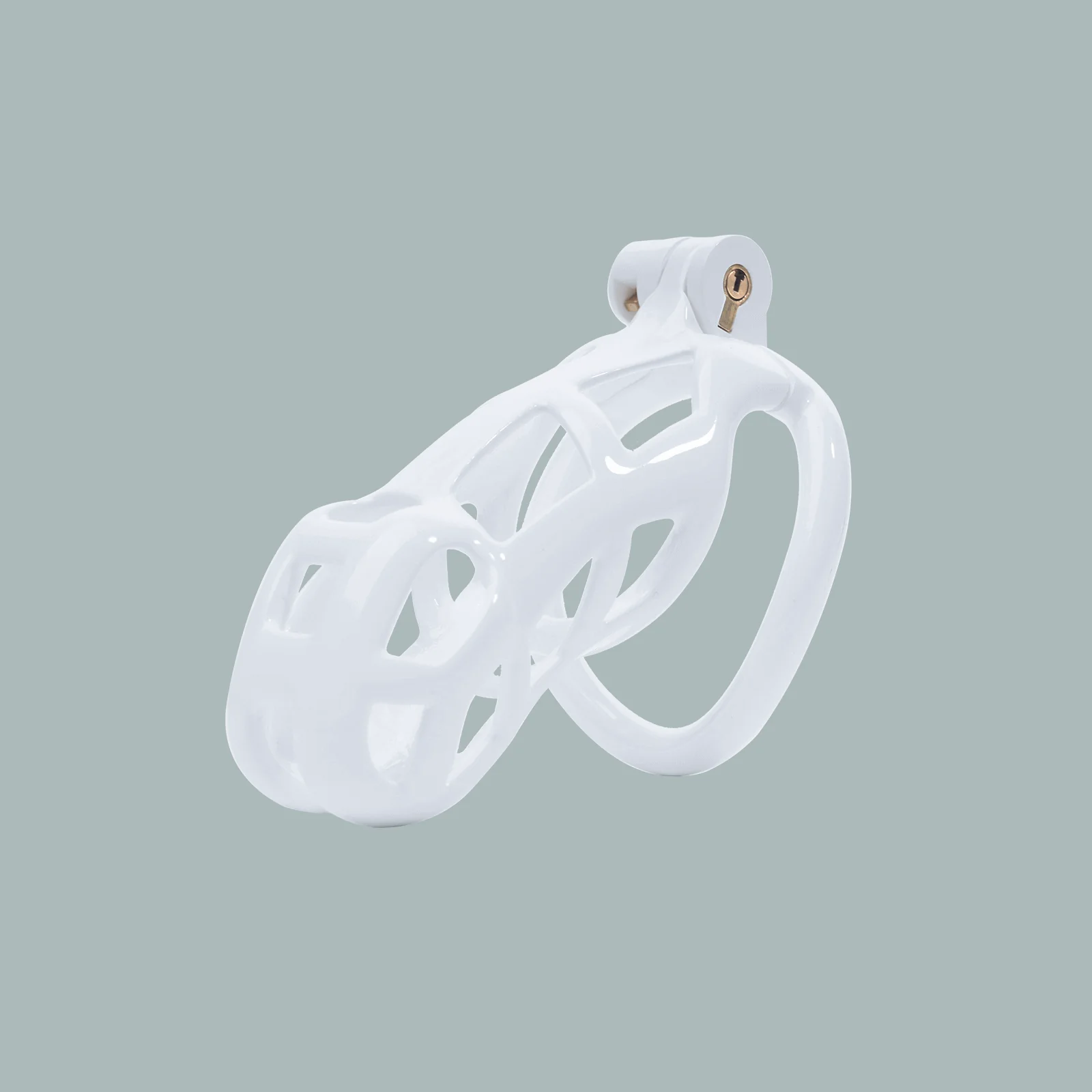 White Cobra Chastity Cage Kit 1.77 To 4.13 Inches Long - Image 6