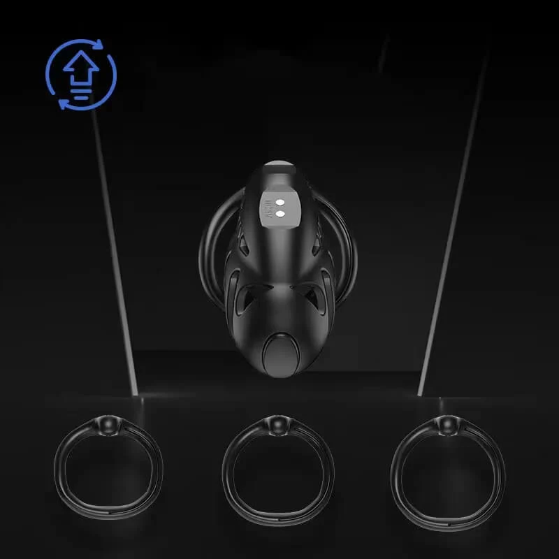 Wireless Remote Control Electric Shock Chastity Cage - Image 6