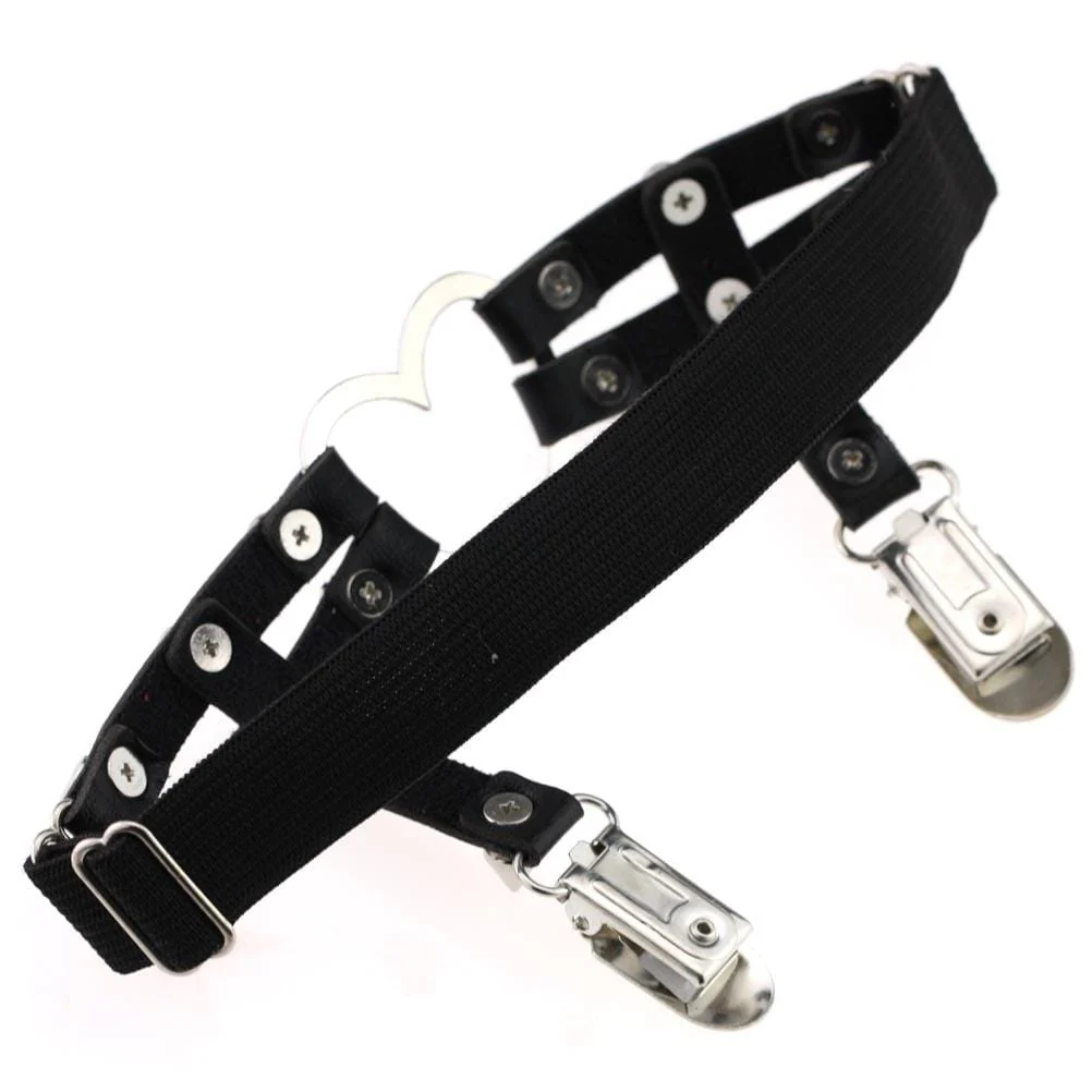 Women's Studded Bondage Garter Belt - Image 13