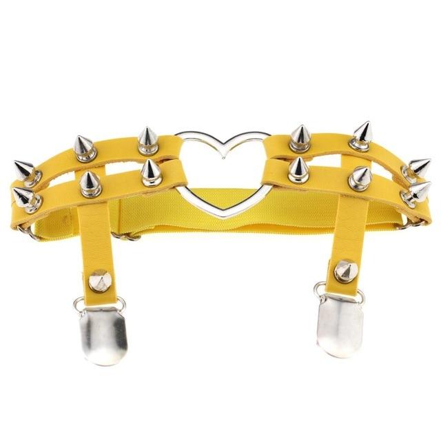 Women's Studded Bondage Garter Belt - Image 6